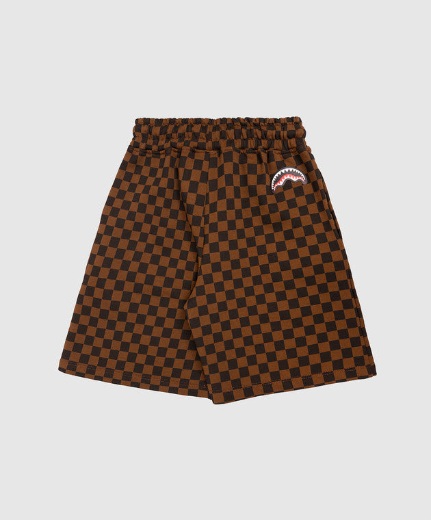 Image of Pantaloni scurti Sprayground Makes The World Go Round 8 - 14 Ani