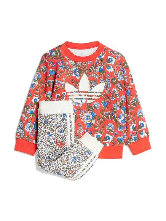 Trening Adidas Originals X Liberty London Crew Set Kids 0 - 4 Ani