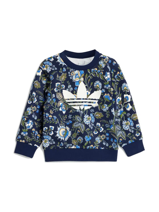 Image of Trening Adidas Originals X Liberty London Crew Set Kids 0 - 4 Ani