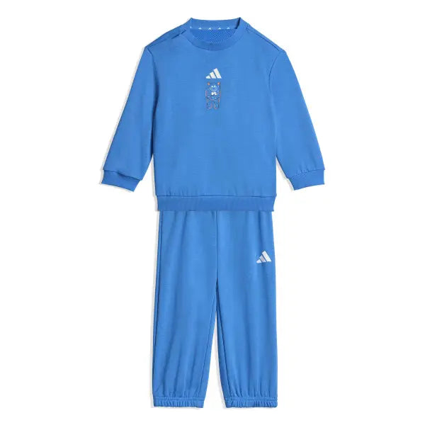 Set bluza si pantaloni sport adidas Infant Trainstar 0 -4 Ani