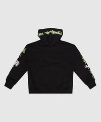 Hanorac Glow In The Dark Black Hoodie 7 - 16 Ani
