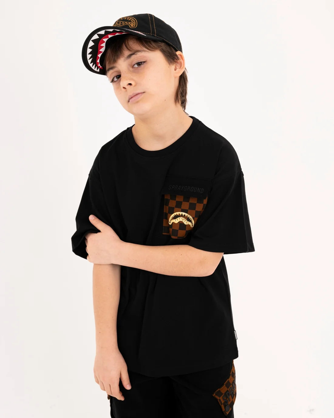 Tricou Sprayground Special Ops Air Cargo Oversized Negru