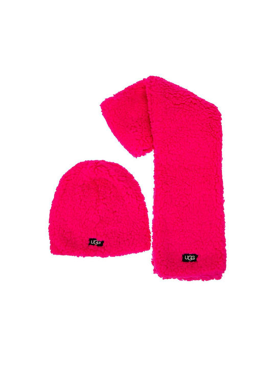 Caciula-UGG-K SHERPA BEANIE AND SCARF SET