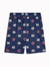 Pantaloni scurti Puma Sporty Cats Relaxed Aop Mesh 3 - 7 Ani
