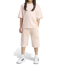 Set tricou si pantaloni scurti adidas Little Kids Trainstar 4 - 8 Ani
