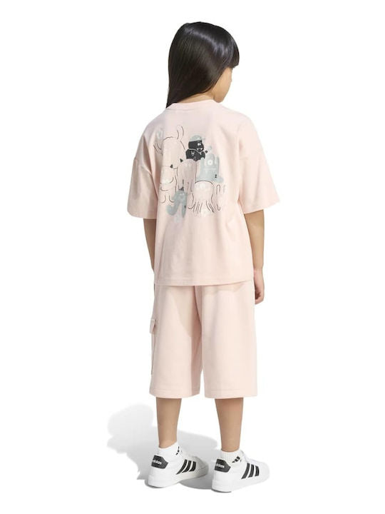 Image of Set tricou si pantaloni scurti adidas Little Kids Trainstar 4 - 8 Ani