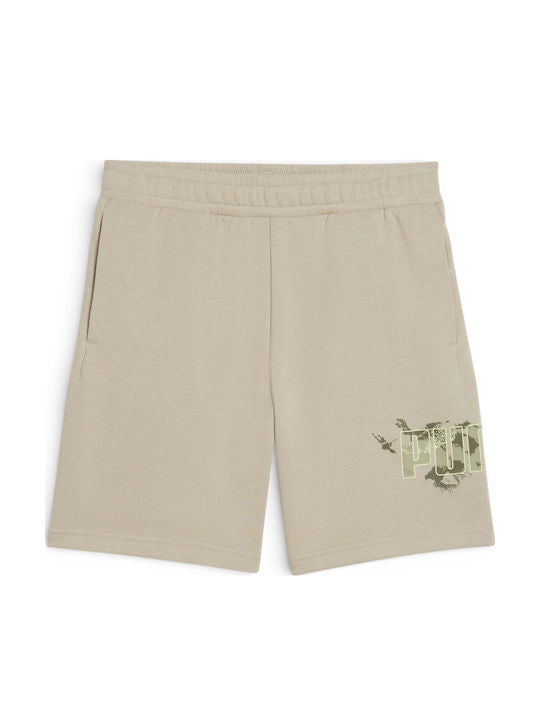 Pantaloni scurti Puma Ess Camo 6 - 14 Ani
