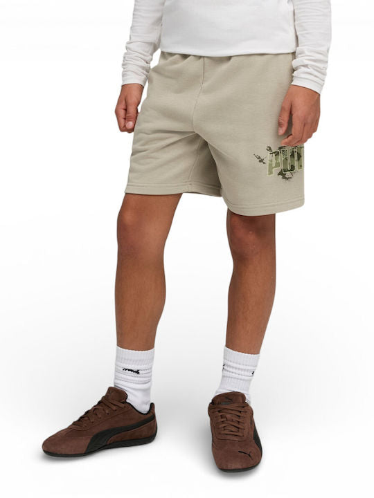 Pantaloni scurti Puma Ess Camo 6 - 14 Ani