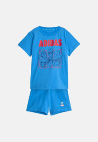 Set tricou si pantaloni scurti adidas Marvel Avengers 0 - 4 Ani