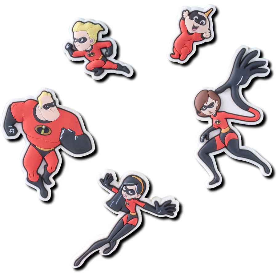 Jibbitz Crocs Pixar Incredibles 5-Pack