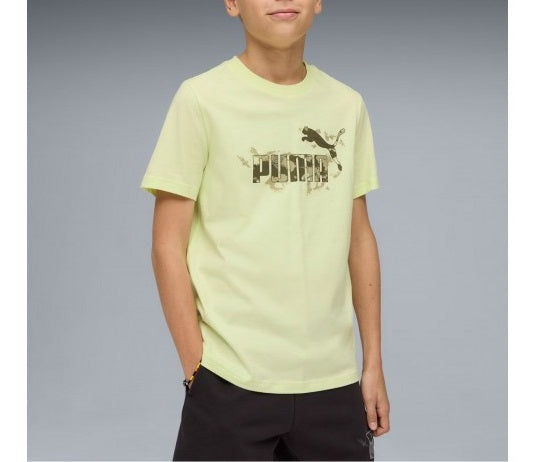 Tricou Puma Ess Camo 6 - 14 Ani