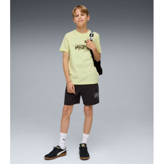 Tricou Puma Ess Camo 6 - 14 Ani