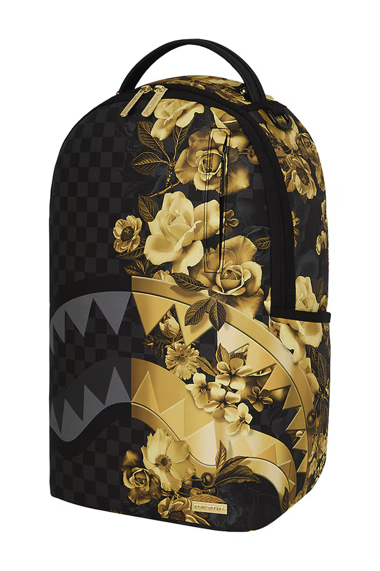 Rucsac Sprayground Gold Floral Remix