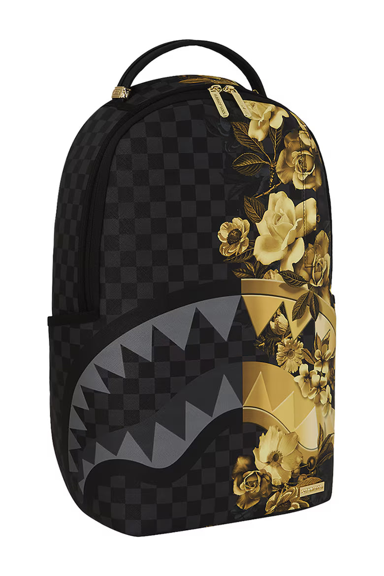 Rucsac Sprayground Gold Floral Remix