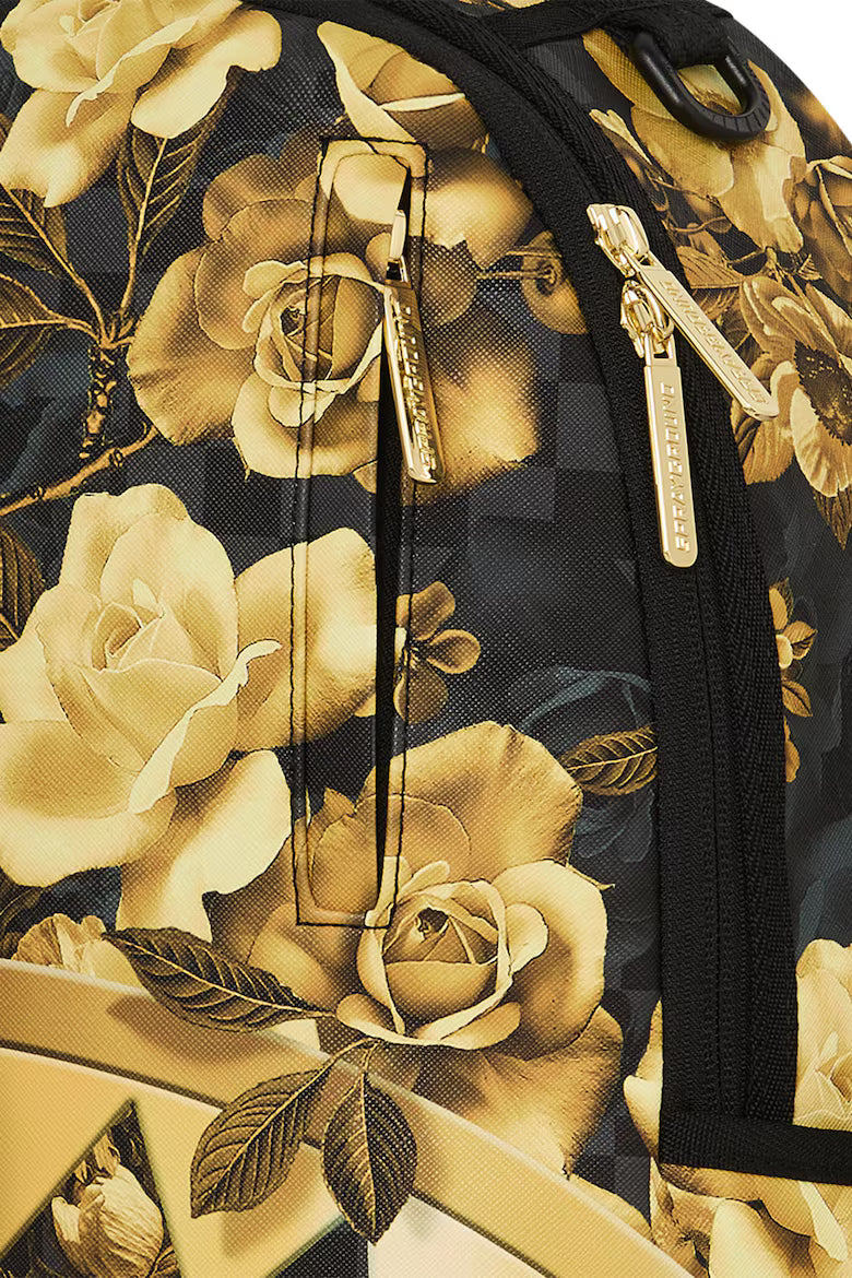 Rucsac Sprayground Gold Floral Remix
