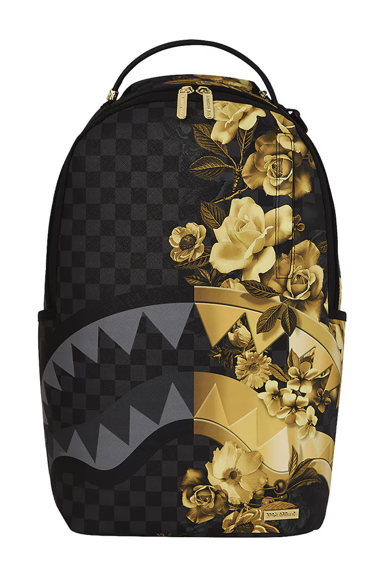 Rucsac Sprayground Gold Floral Remix