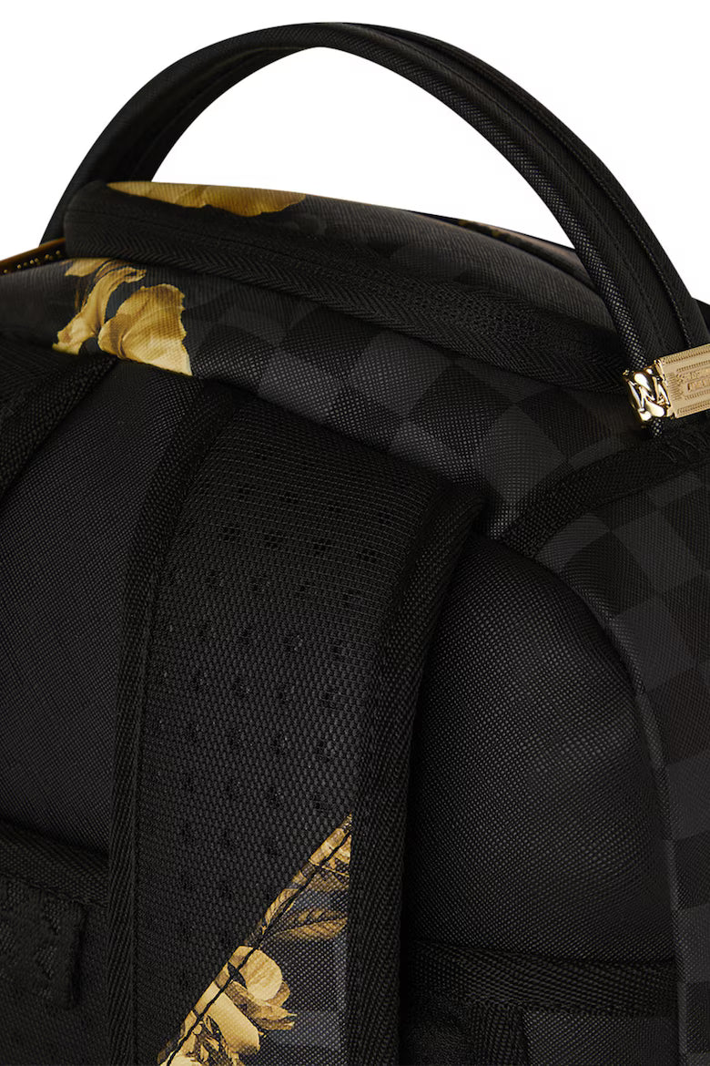 Rucsac Sprayground Gold Floral Remix