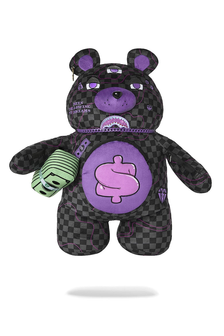 Rucsac Sprayground Purple Slime Takeover Bear