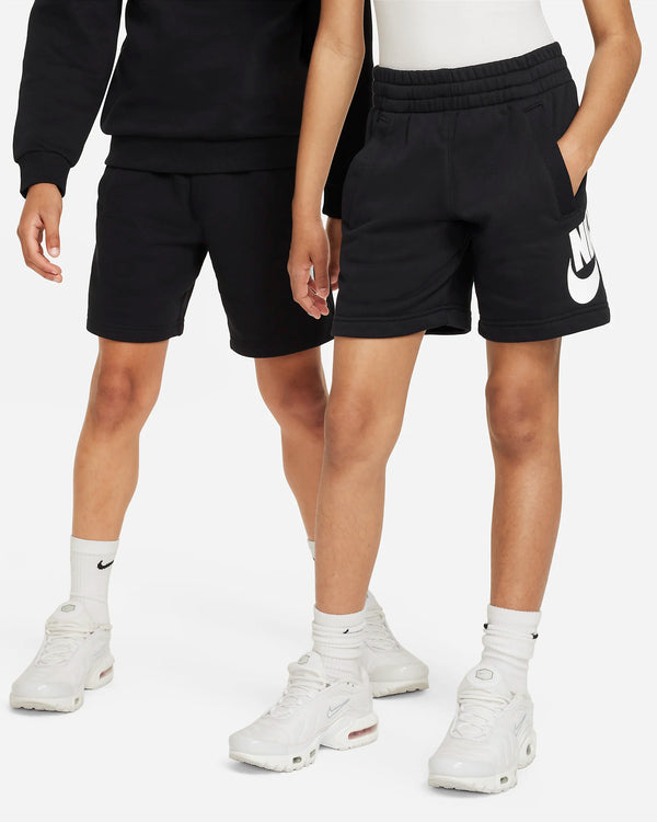 Pantaloni scurti negri Nike K Nsw Club Ft Hbr 6 - 15 Ani - 2