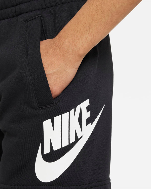 Pantaloni scurti negri Nike K Nsw Club Ft Hbr 6 - 15 Ani- 4