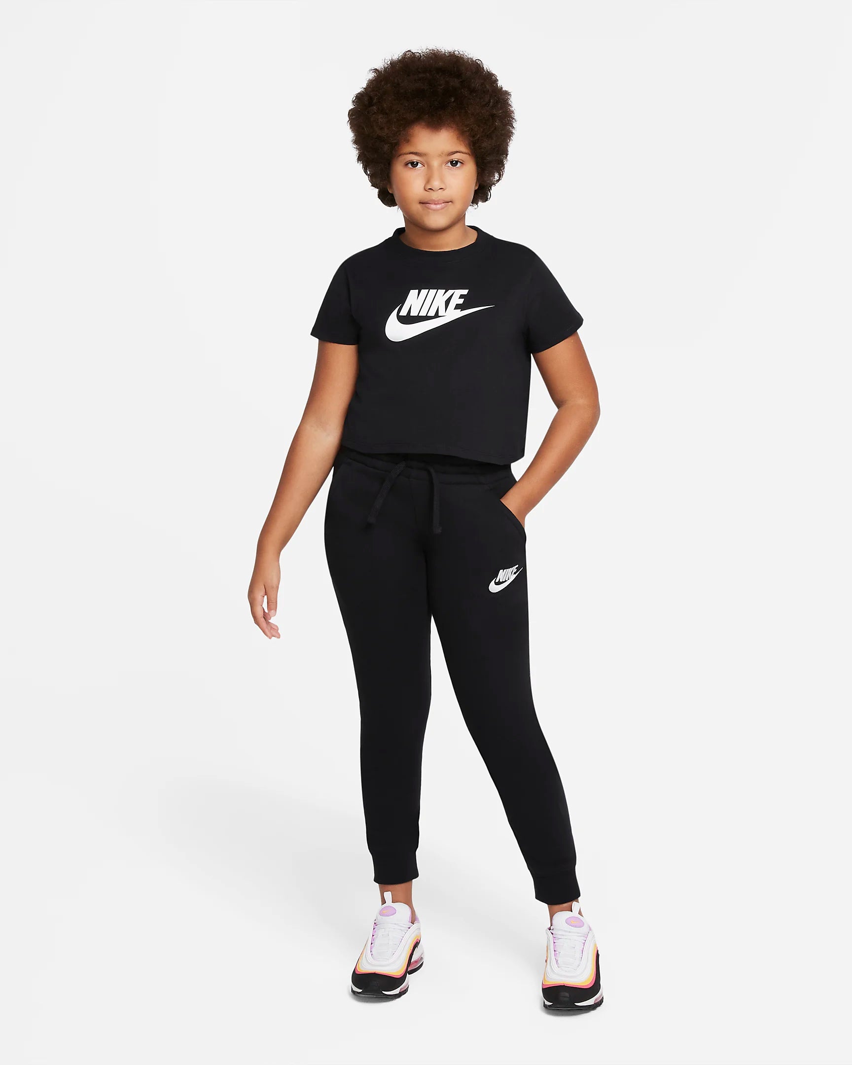Image of Tricou Nike G Nsw Tee Crop Futura 8 - 15 Ani