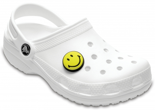 Image of Jibbitz Smiley Brand Smiley Face Crocs