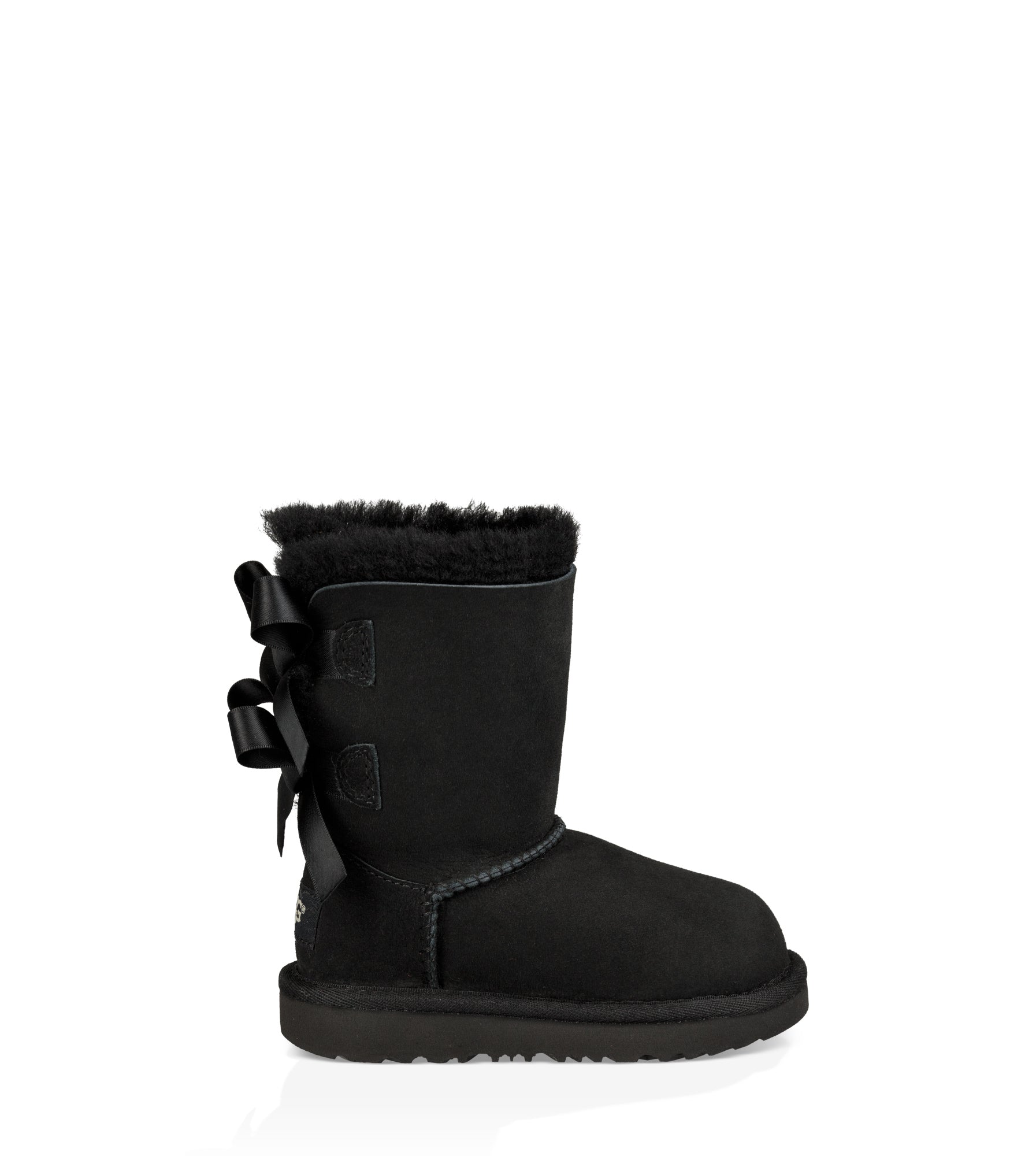 Image of Cizme imblanite de piele intoarsa Bailey Bow II UGG AUSTRALIA EU 22- EU 30