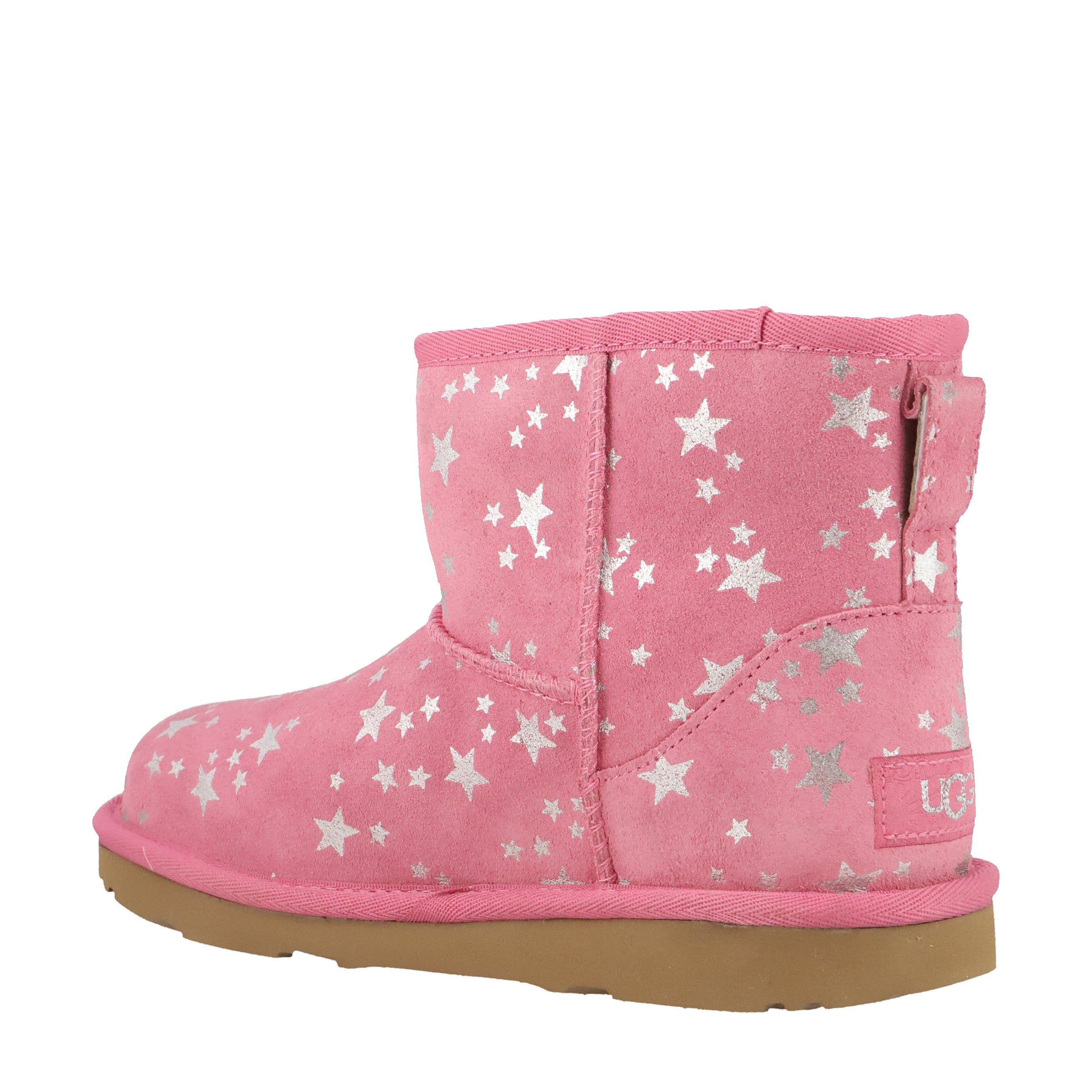 Cizme imblanite de piele intoarsa Classic Mini II Stars  UGG AUSTRALIA EU 22 - EU 30