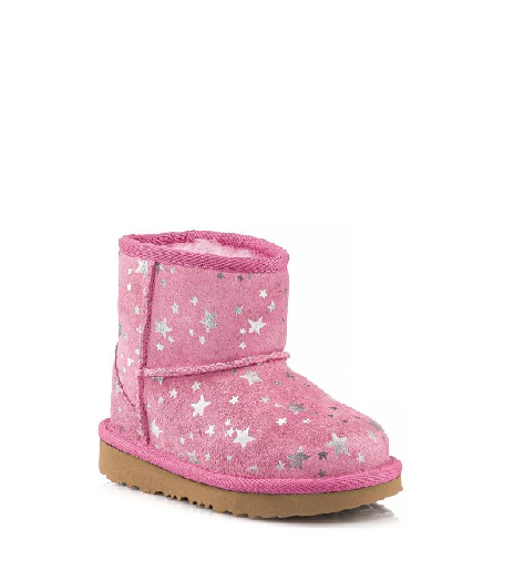 Cizme imblanite de piele intoarsa Classic Mini II Stars  UGG AUSTRALIA EU 22 - EU 30