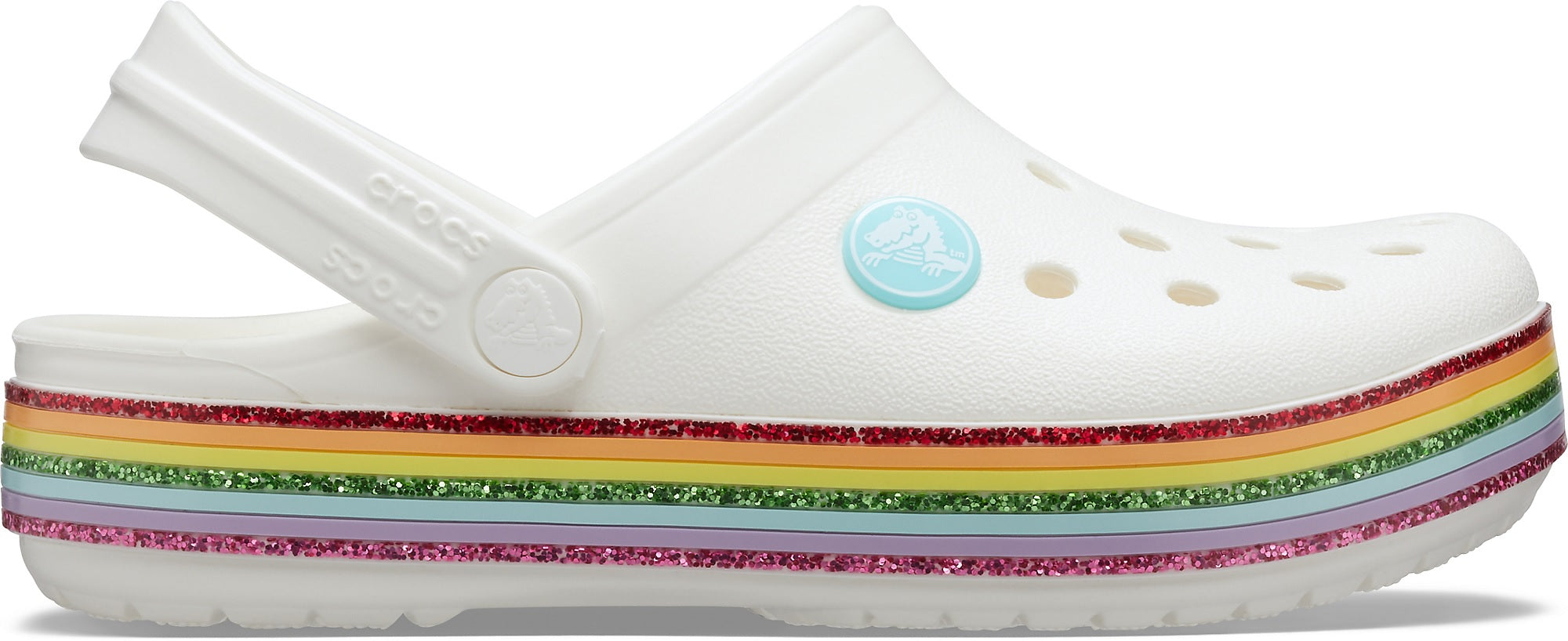 Sandale Crocband Rainbow Glitter Crocs EU 22- EU 31