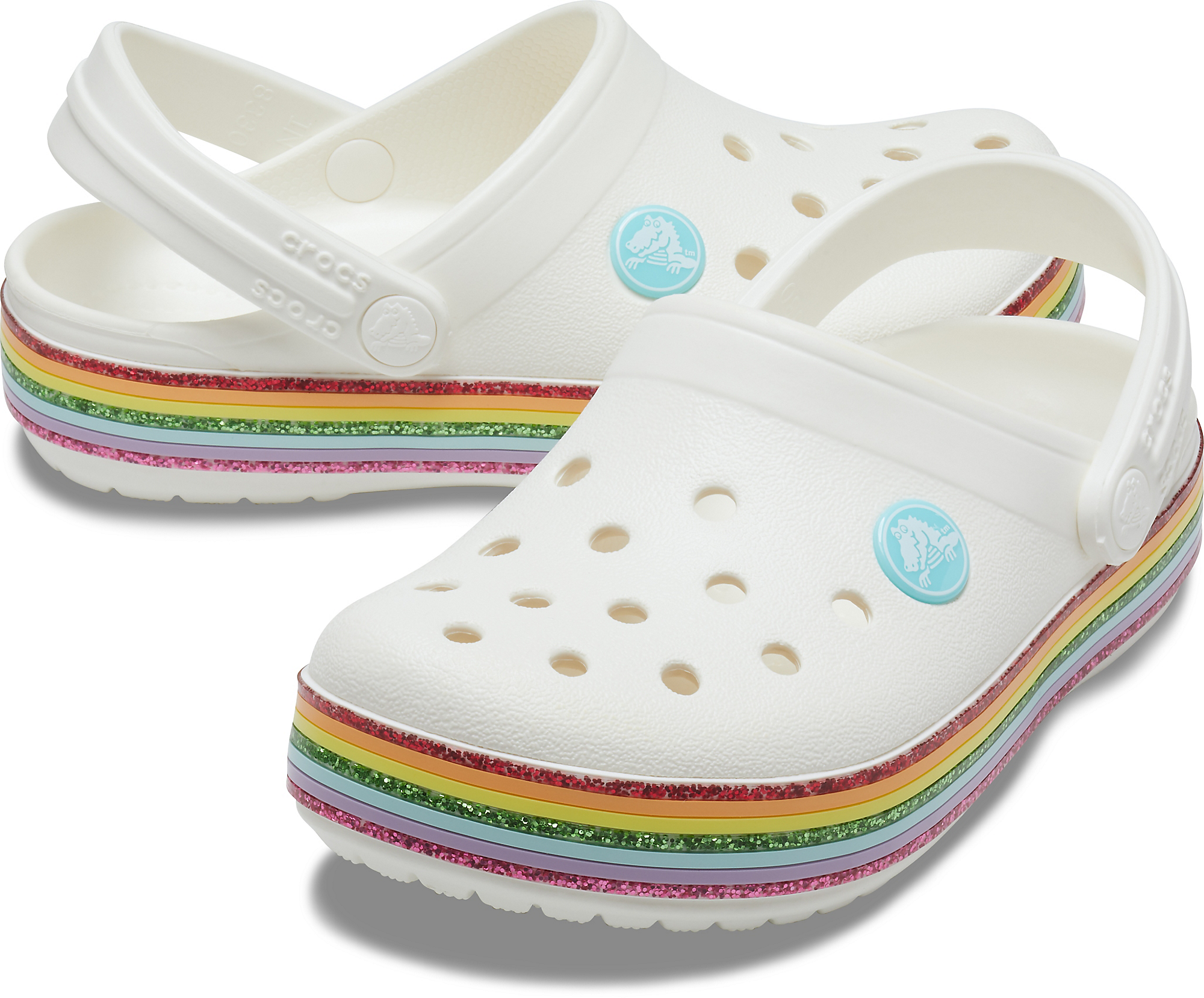 Sandale Crocband Rainbow Glitter Crocs EU 22- EU 31