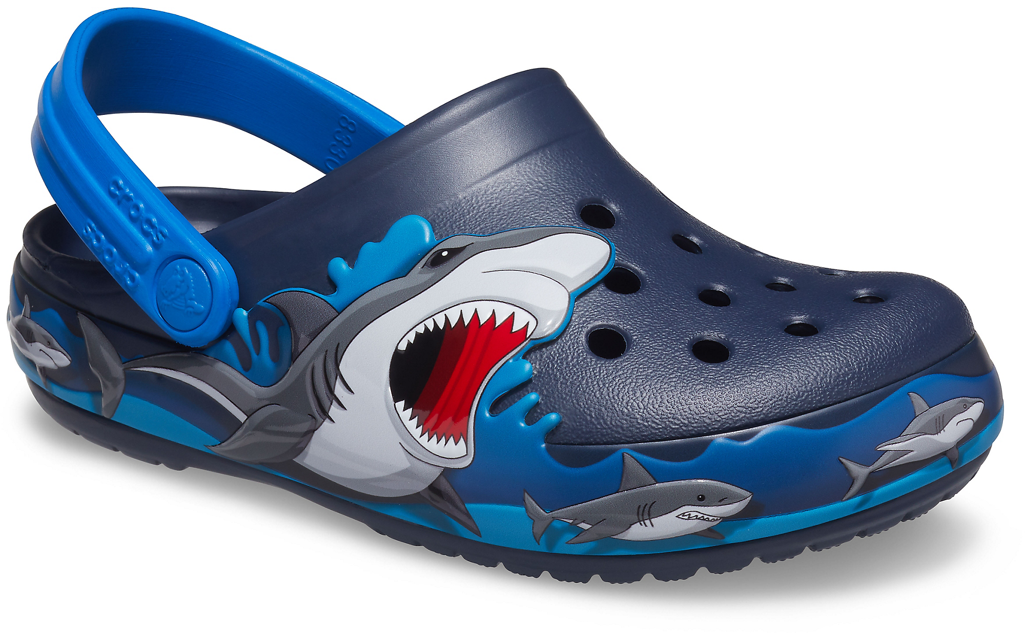 Saboti Fan Lab Shark Lights Crocs EU 22- EU 35