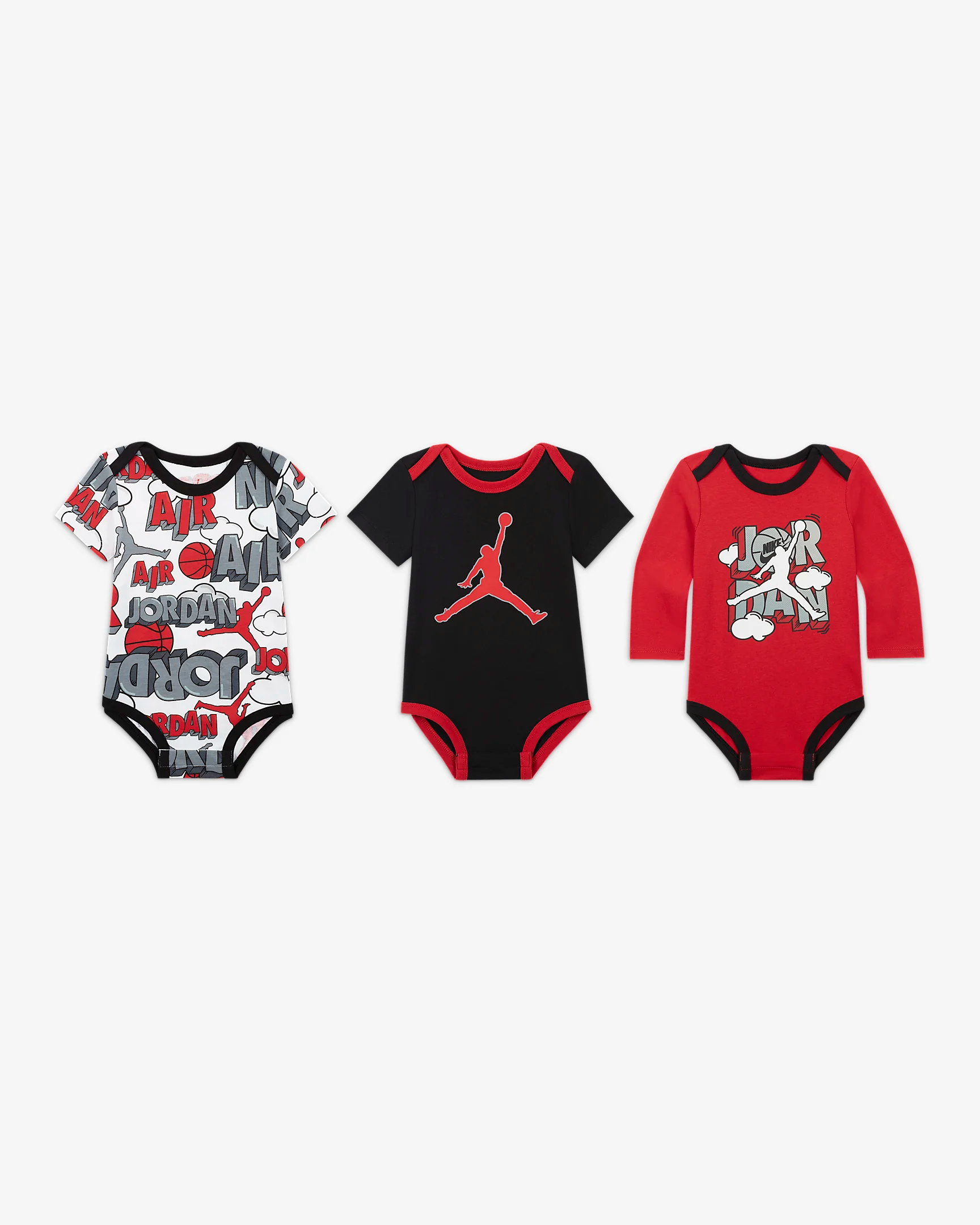 Set de 3 body-uri Nike Air Comic 0-9 luni