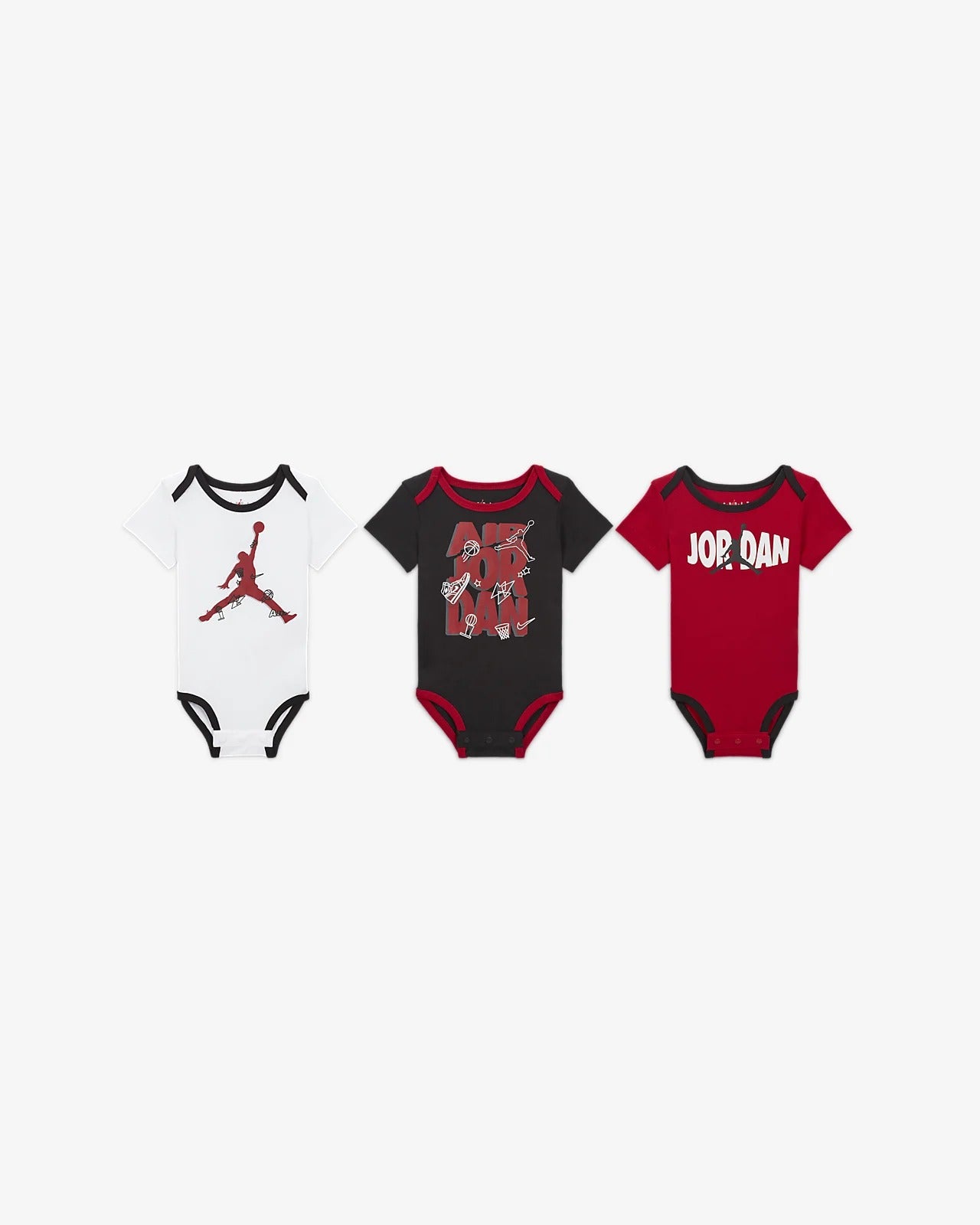3-pack set Nike Jordan Playground 0-9 luni