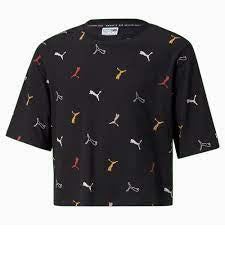 Tricou Classics Graphics AOP Boyfriend Puma 4- 12 ani