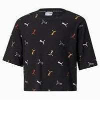 Tricou Classics Graphics AOP Boyfriend Puma 4- 12 ani