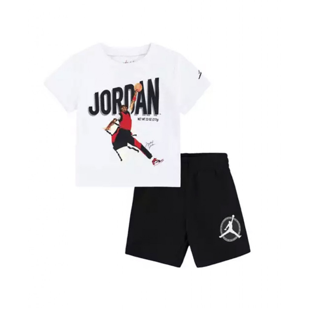 Compleu Jordan Flight Mvp alb12-24 luni