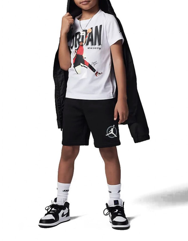 Compleu Jordan Flight Mvp alb 3-7 ani