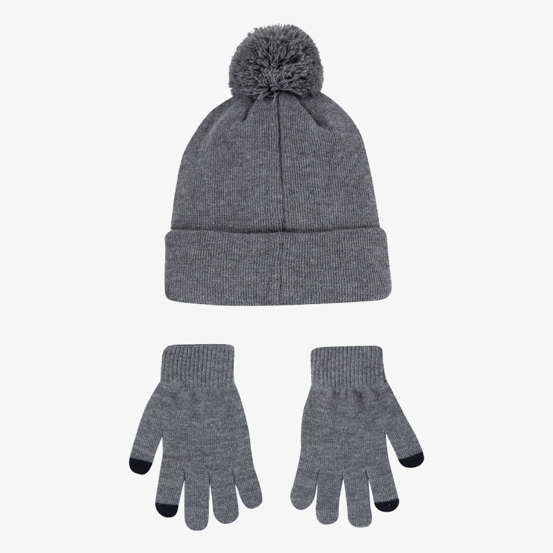 Set caciula si manusi Jordan HBR Nike 8-15 ani