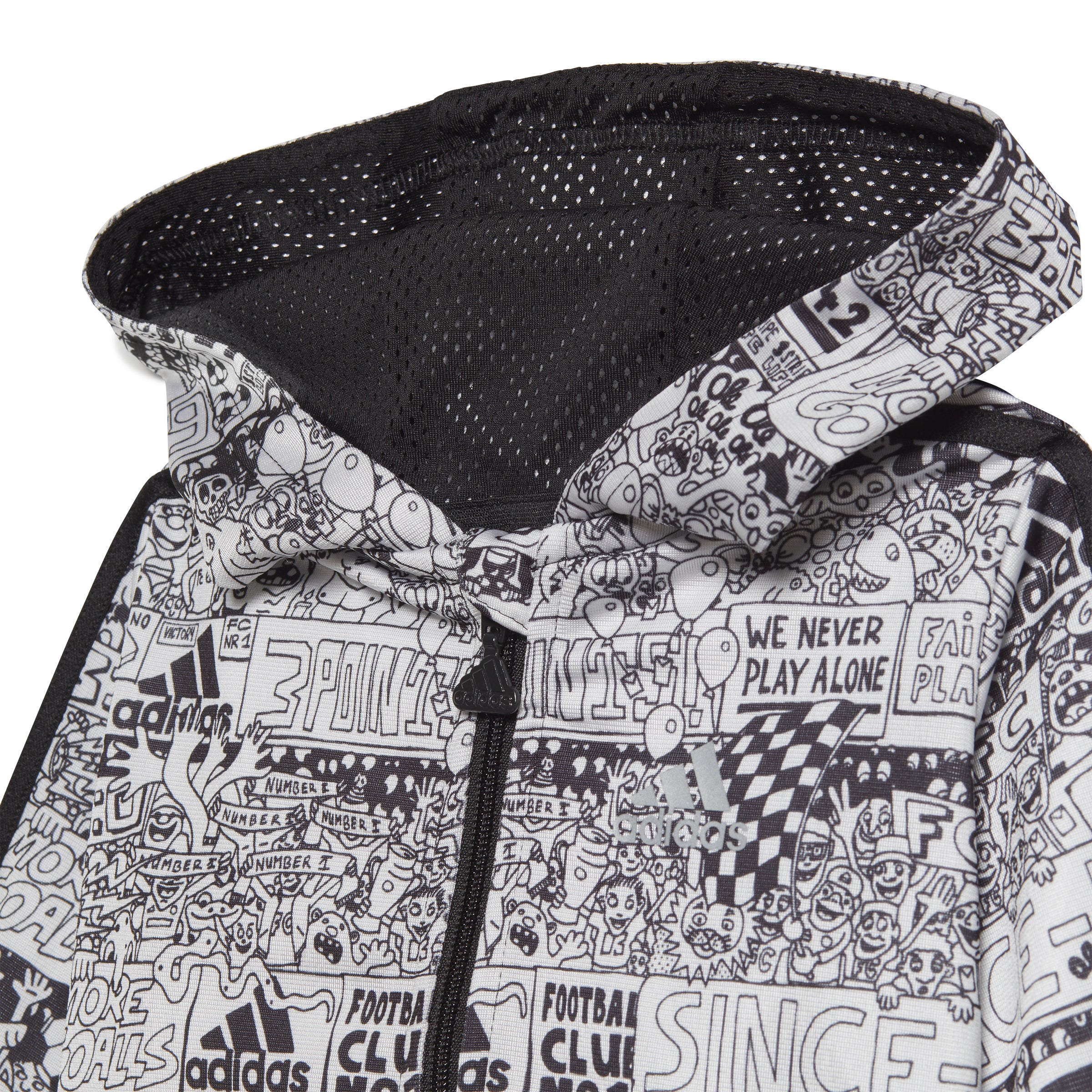 Trening adidas Shiny FZ HD J 0-3 luni