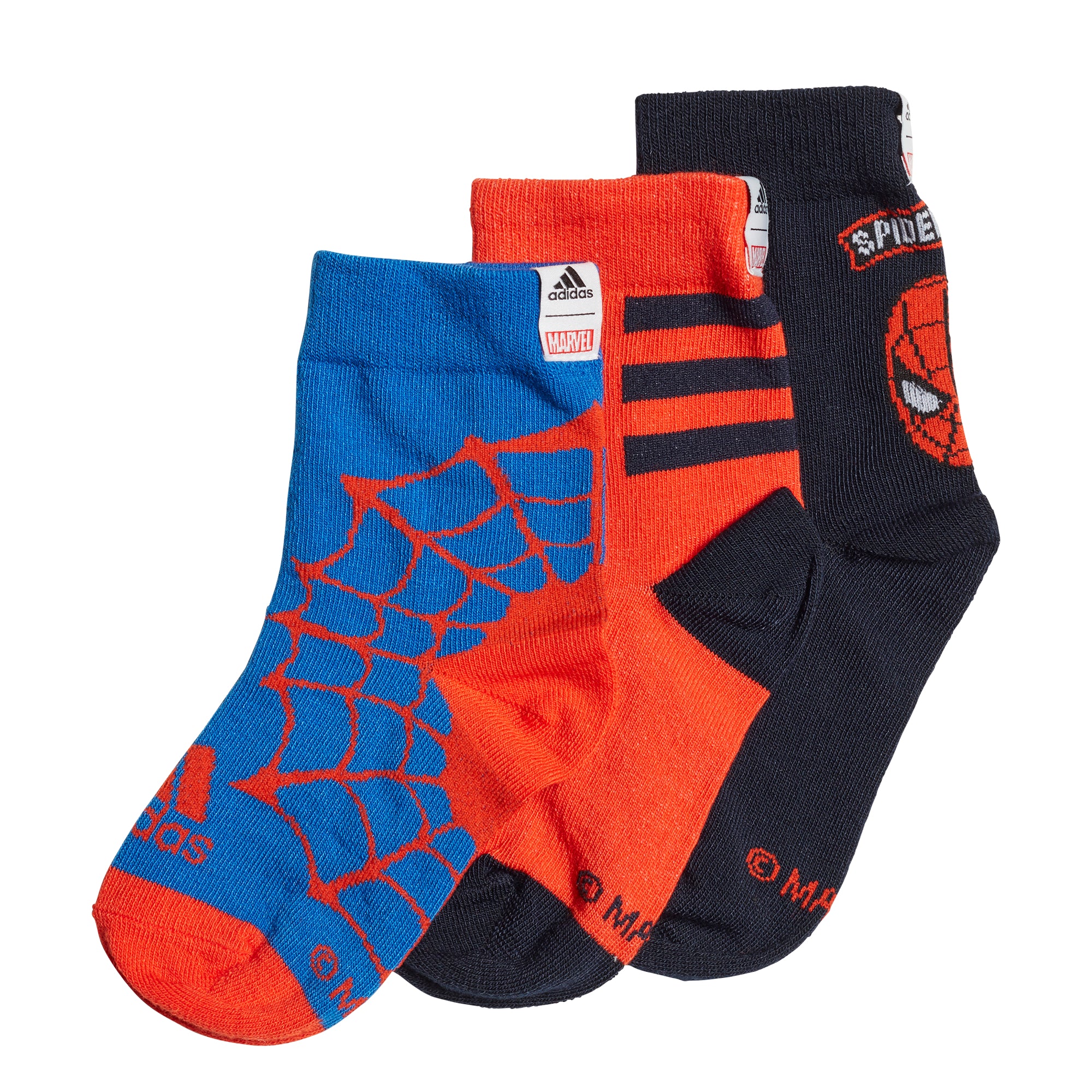 Sosete Spiderman adidas EU 21- EU 36