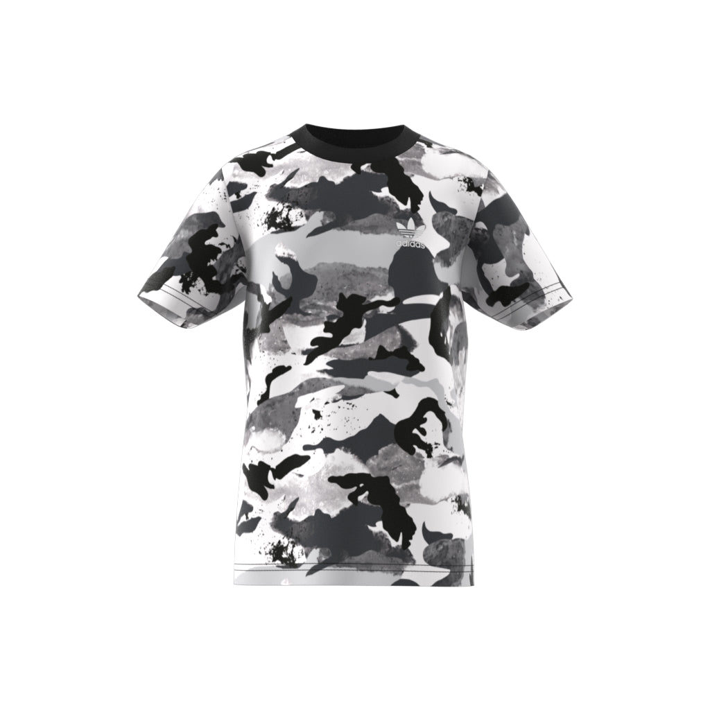 Tricou adidas Allover Print Camo 5-8 ani