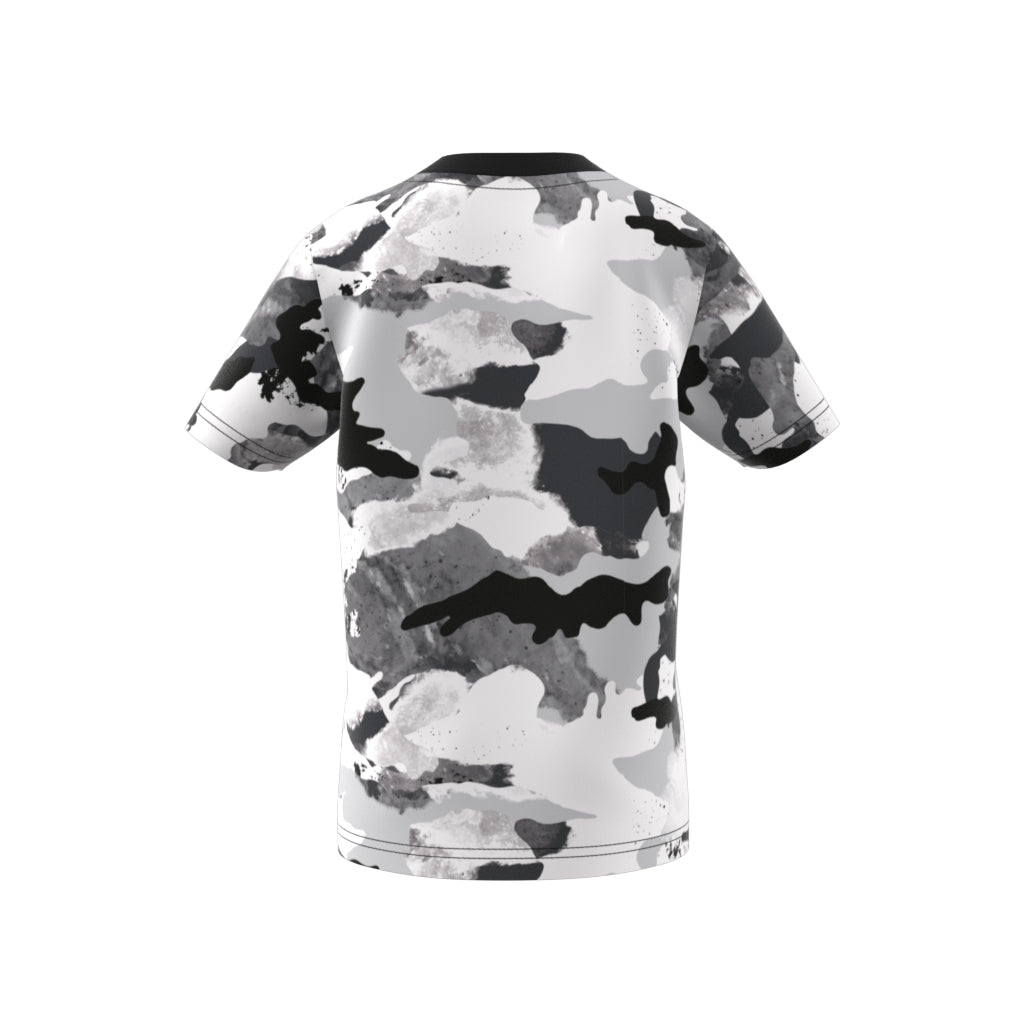 Tricou adidas Allover Print Camo 5-8 ani
