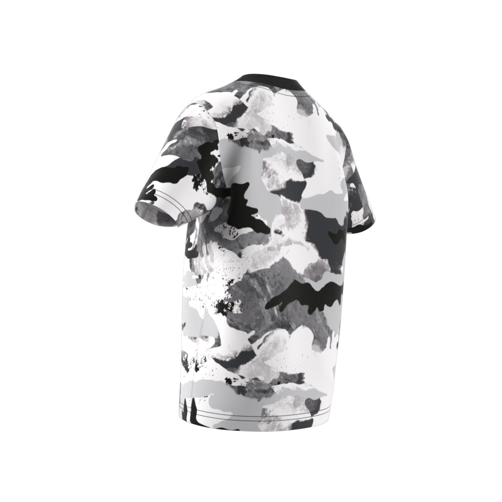 Tricou adidas Allover Print Camo 5-8 ani