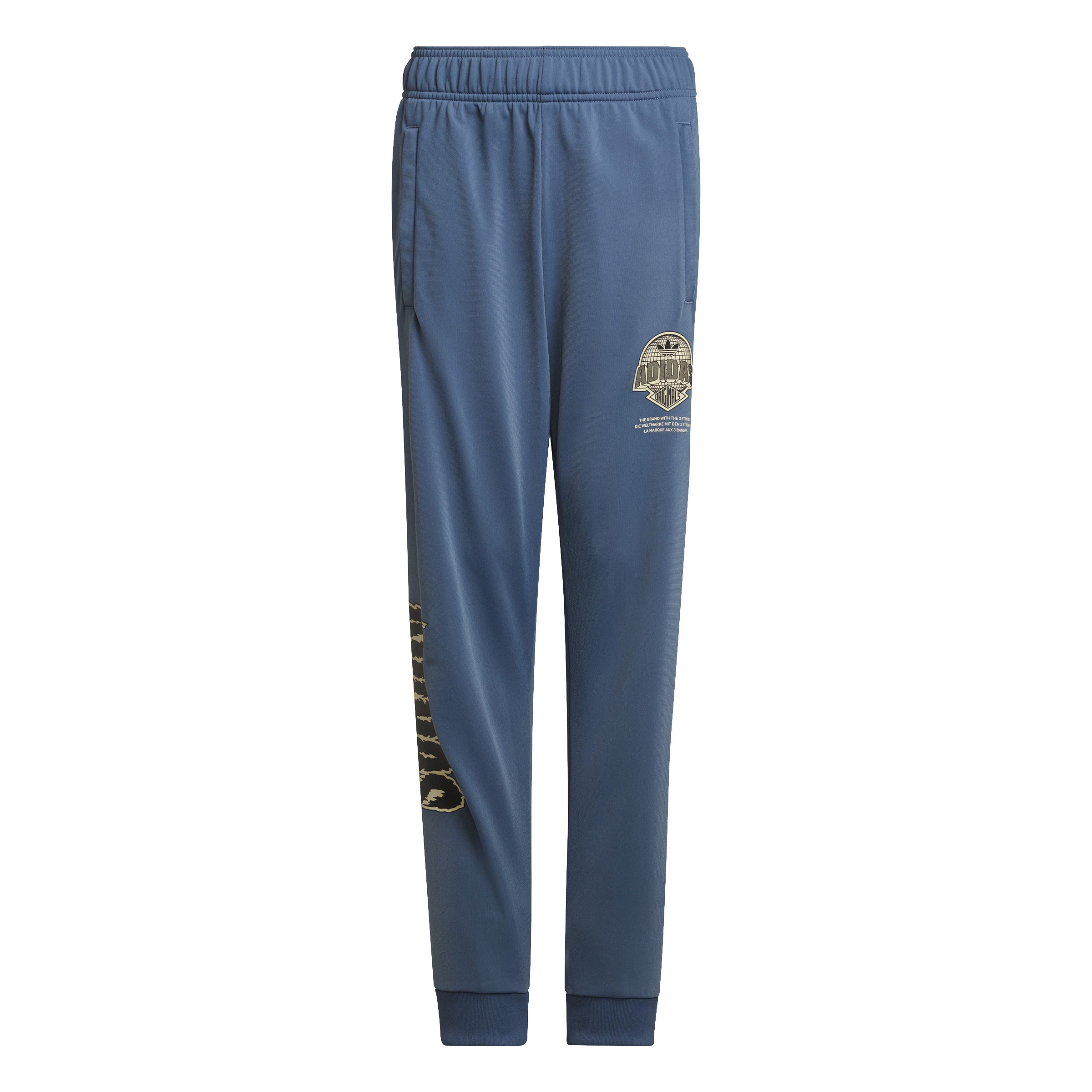 Image of Pantaloni sport copii Adidas Graphic 12-16 ani albastri