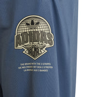 Pantaloni sport copii Adidas Graphic - detaliu logo