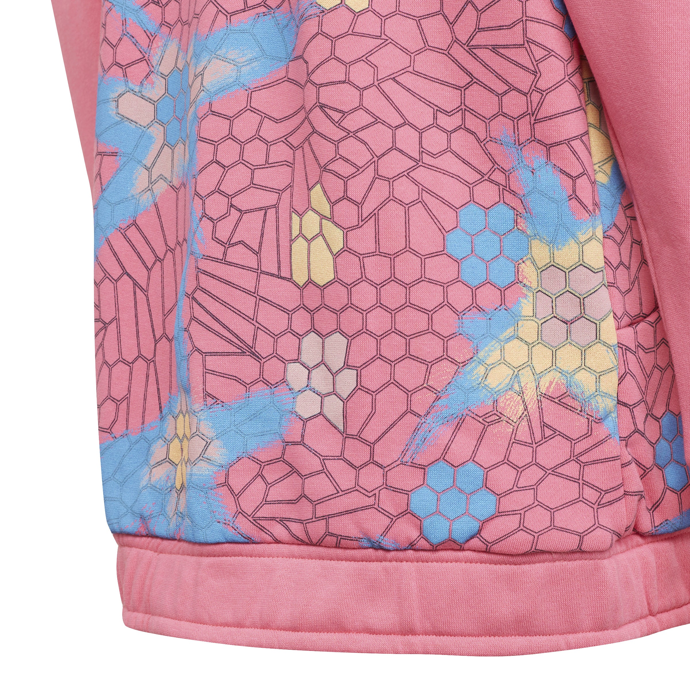 Image of Bluza sport pentru copii Adidas Power Fleece Half-Zip  - detaliu imprimeu