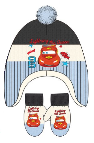 Set 2 piese: caciula, manusi - Cars de copii - 0-4 ani