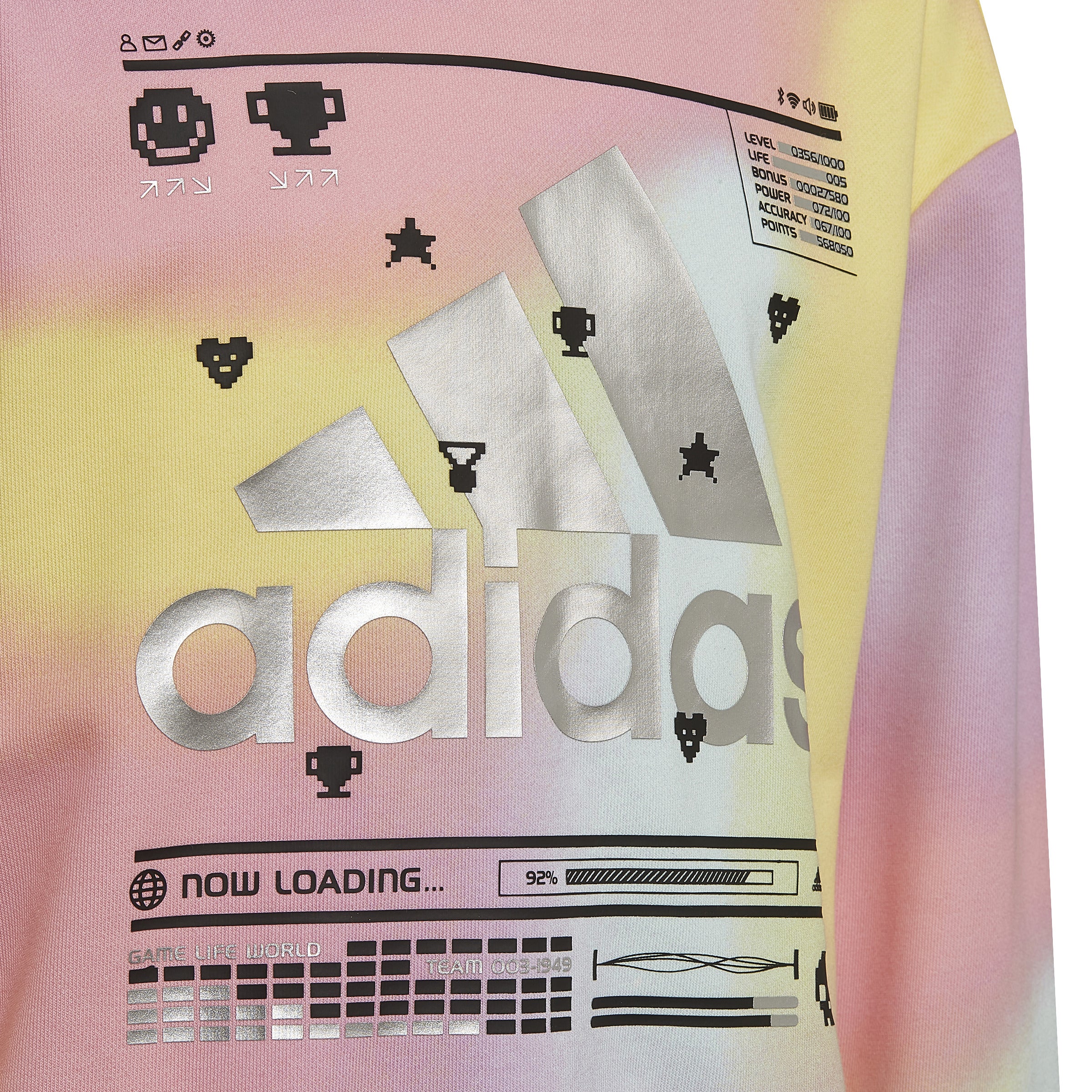 Image of Bluza fete Adidas U Arkd3 Crew 8-16 ani  2
