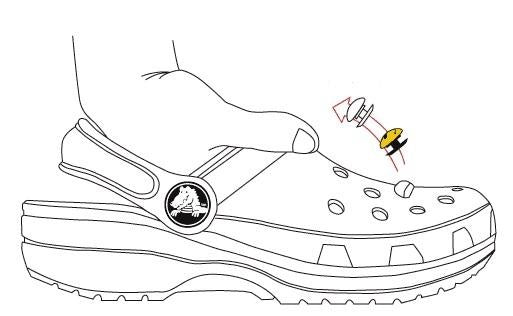 Image of Pin Jibbitz Strawberry Fruit Crocs